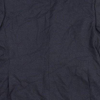 Mens UK Size 42 Marks and Spencer Regular Blue Suit Jacket