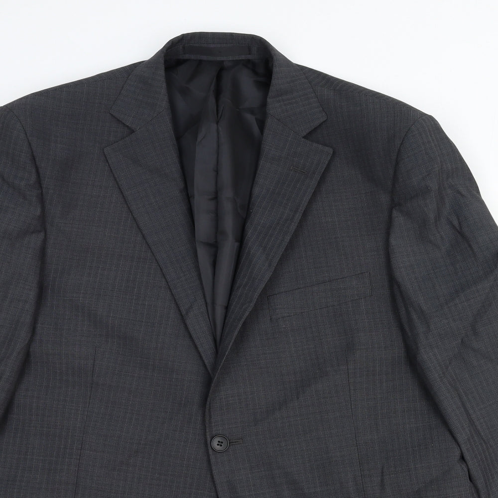 Mens UK Size 42 Marks and Spencer Regular Grey Suit Jacket