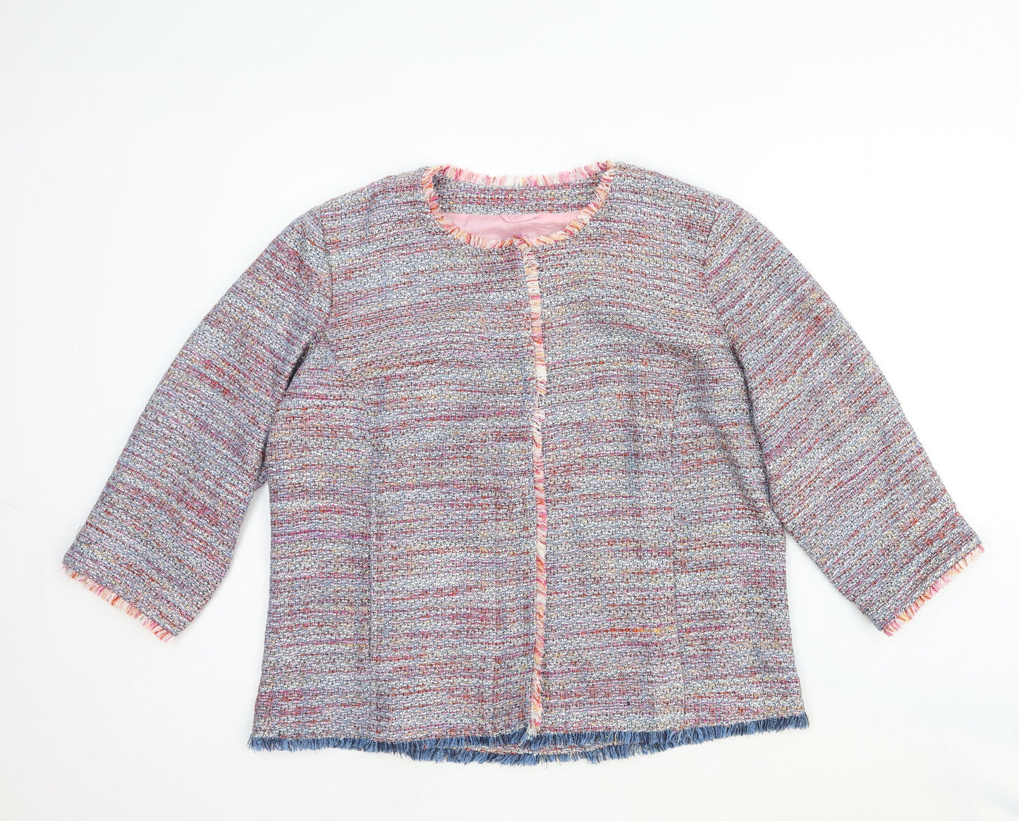Womens UK Size 16 Preworn Multicoloured Jacket