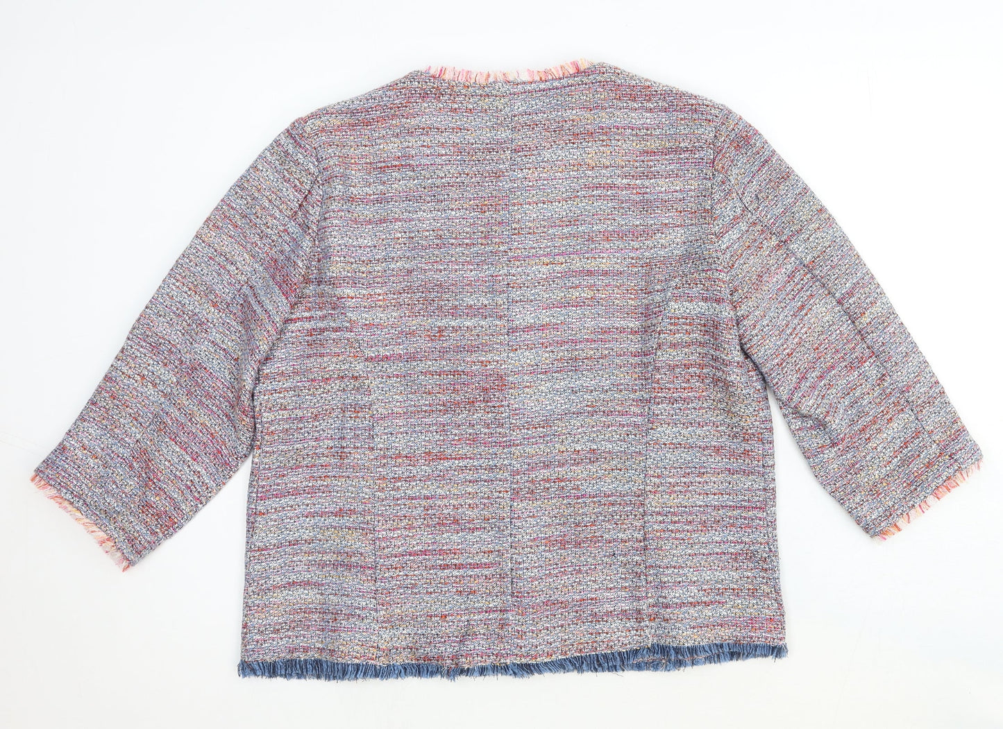 Womens UK Size 16 Preworn Multicoloured Jacket