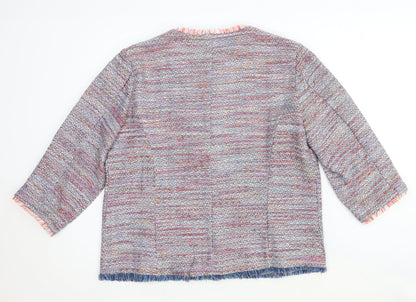 Womens UK Size 16 Preworn Multicoloured Jacket