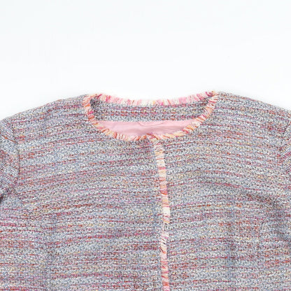 Womens UK Size 16 Preworn Multicoloured Jacket