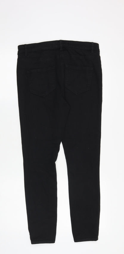 NEXT Womens Black Cotton Jegging Jeans Size 30 in Slim Zip
