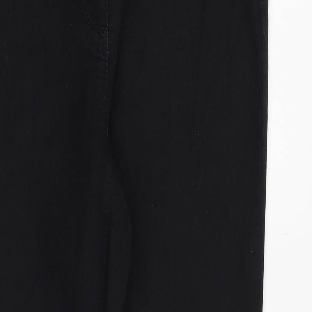 NEXT Womens Black Cotton Jegging Jeans Size 30 in Slim Zip