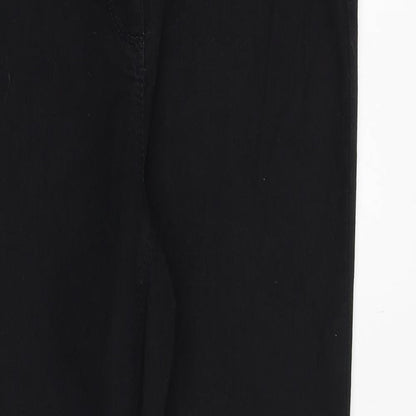 NEXT Womens Black Cotton Jegging Jeans Size 30 in Slim Zip