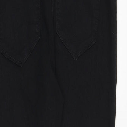 NEXT Womens Black Cotton Jegging Jeans Size 30 in Slim Zip