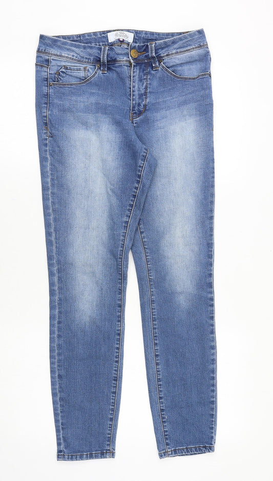 Womens UK Size 6 Royalty Slim Fit Skinny Blue Jeans