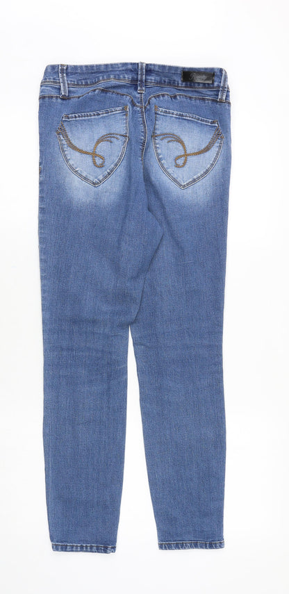 Womens UK Size 6 Royalty Slim Fit Skinny Blue Jeans