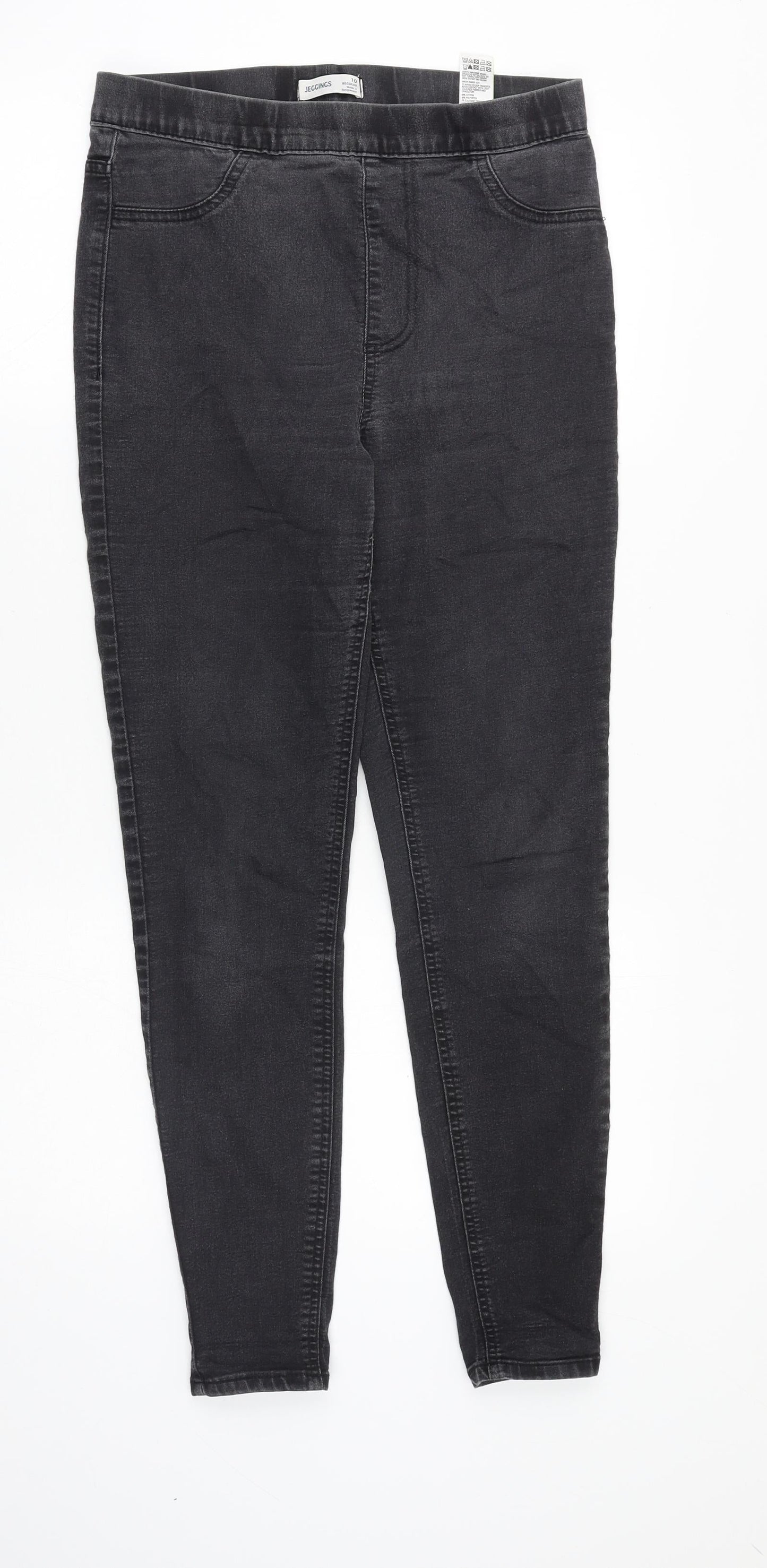 Womens UK Size 10 Marks and Spencer Regular Fit Jegging Grey Jeans
