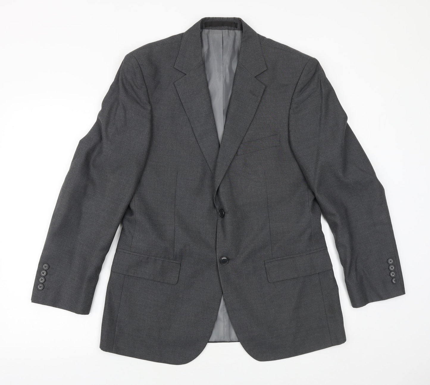 Mens UK Size 38 Marks and Spencer Regular Grey Suit Jacket