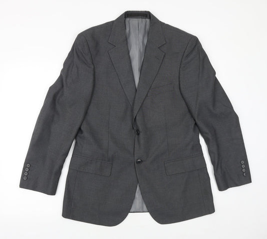 Mens UK Size 38 Marks and Spencer Regular Grey Suit Jacket