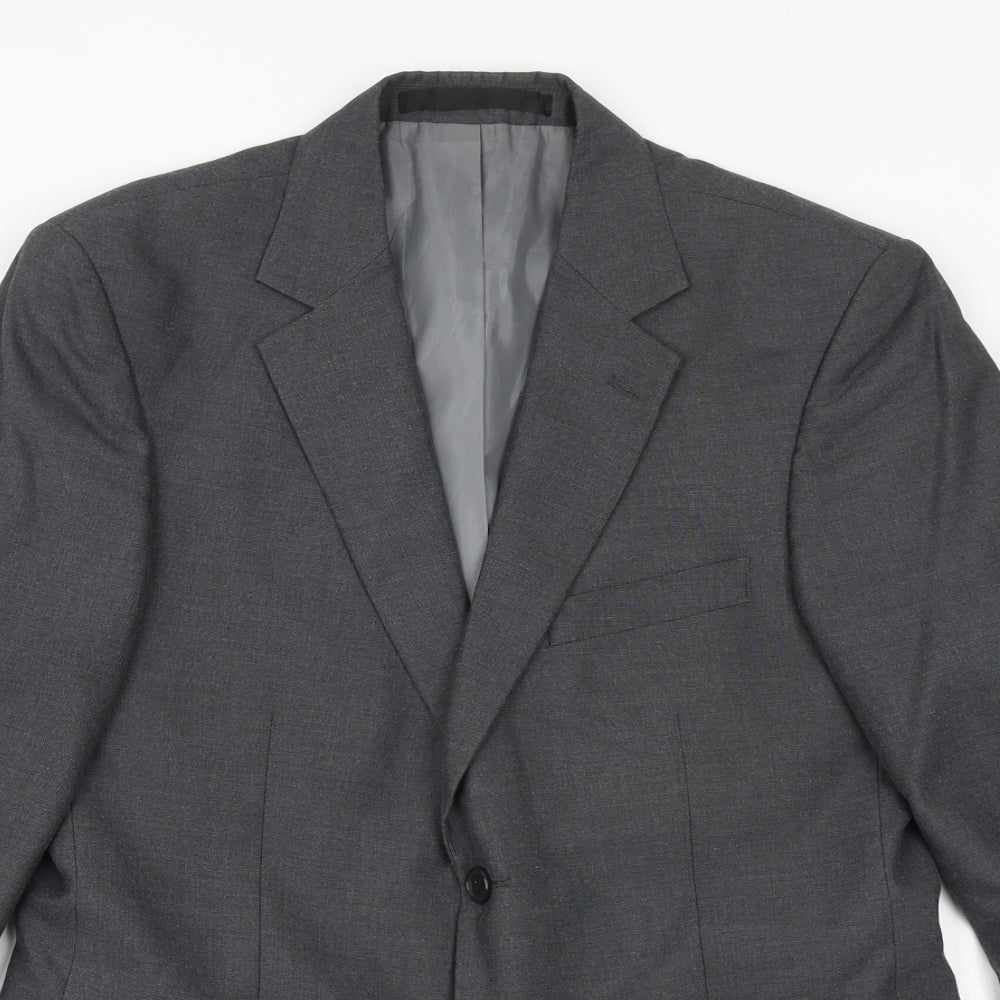 Mens UK Size 38 Marks and Spencer Regular Grey Suit Jacket