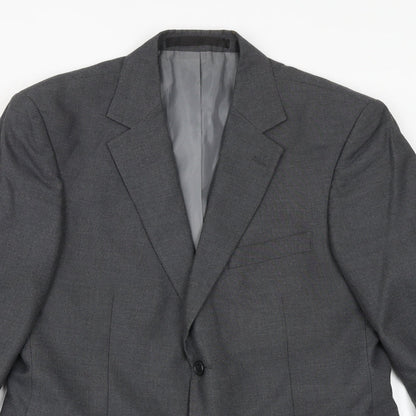 Mens UK Size 38 Marks and Spencer Regular Grey Suit Jacket