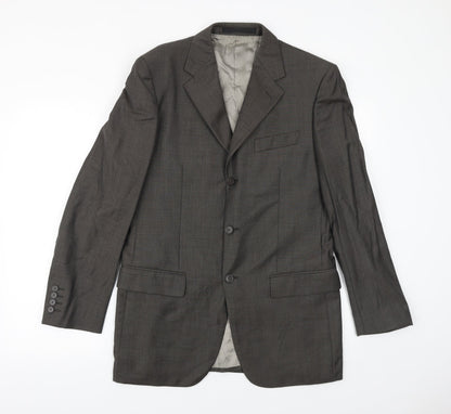 Mens UK Size 38 Marks and Spencer Regular Grey Suit Jacket