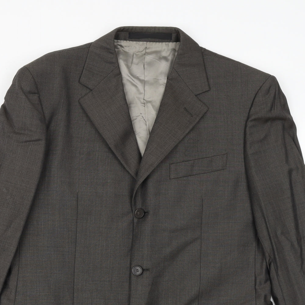 Mens UK Size 38 Marks and Spencer Regular Grey Suit Jacket