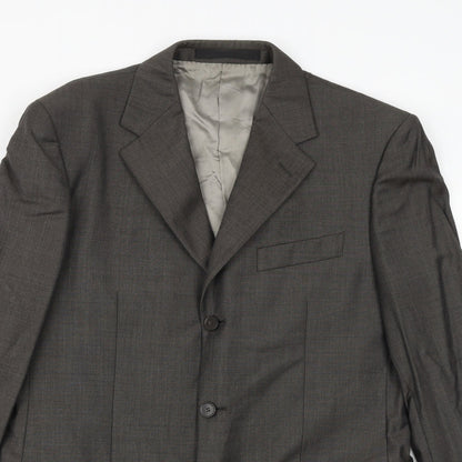 Mens UK Size 38 Marks and Spencer Regular Grey Suit Jacket