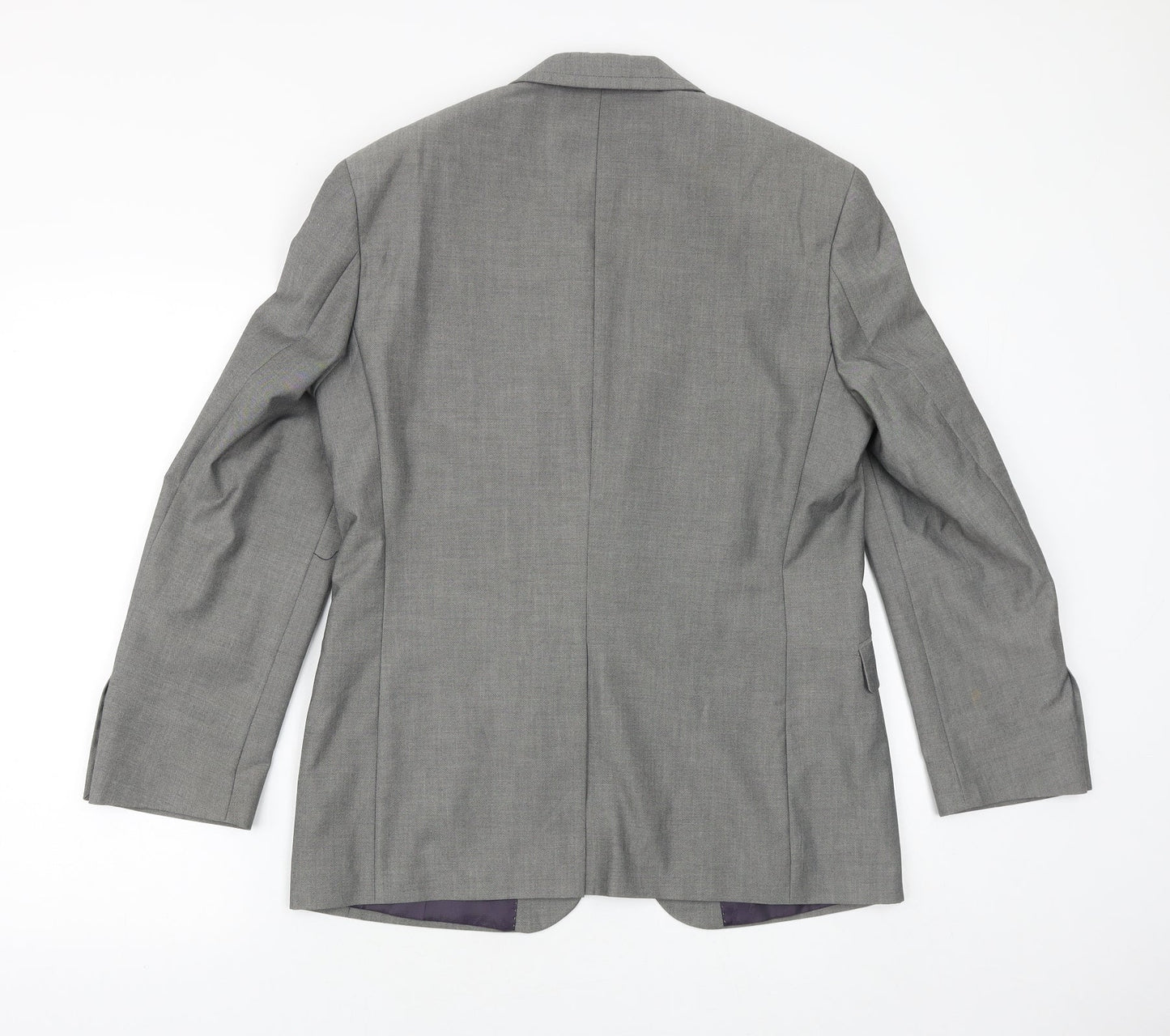 Mens UK Size 38 Burton Regular Grey Suit Jacket