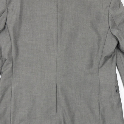 Mens UK Size 38 Burton Regular Grey Suit Jacket