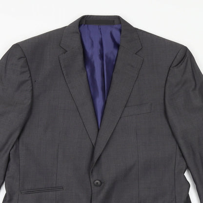 Mens UK Size 40 Marks and Spencer Regular Grey Suit Jacket