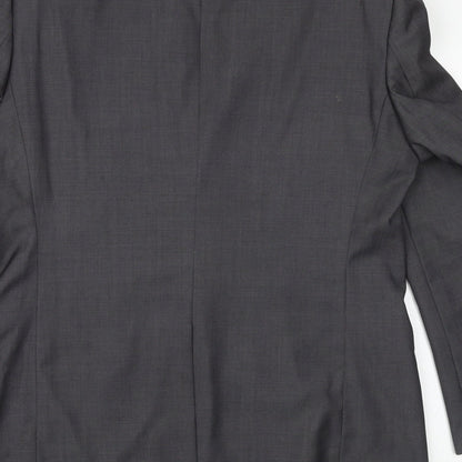 Mens UK Size 40 Marks and Spencer Regular Grey Suit Jacket