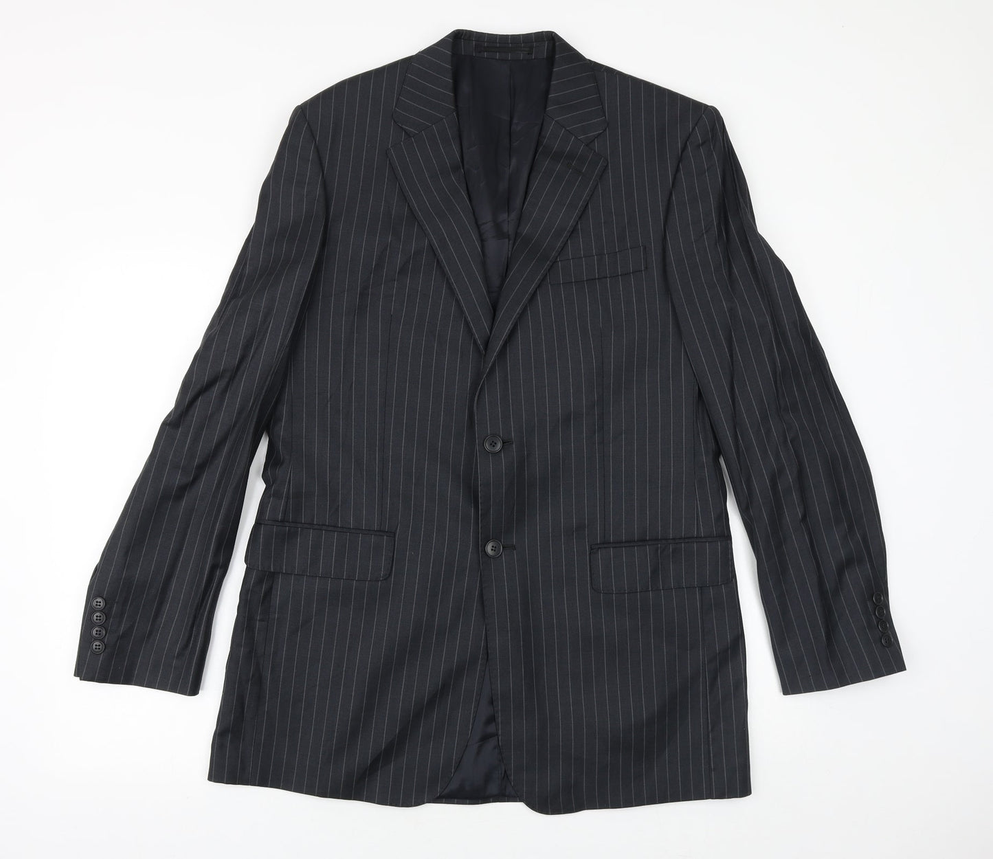 Mens UK Size 40 Preworn Regular Black Suit Jacket