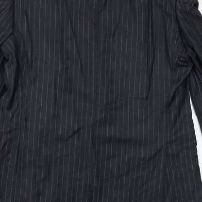 Mens UK Size 40 Preworn Regular Black Suit Jacket