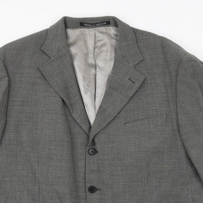 Mens UK Size 44 Marks and Spencer Regular Grey Suit Jacket