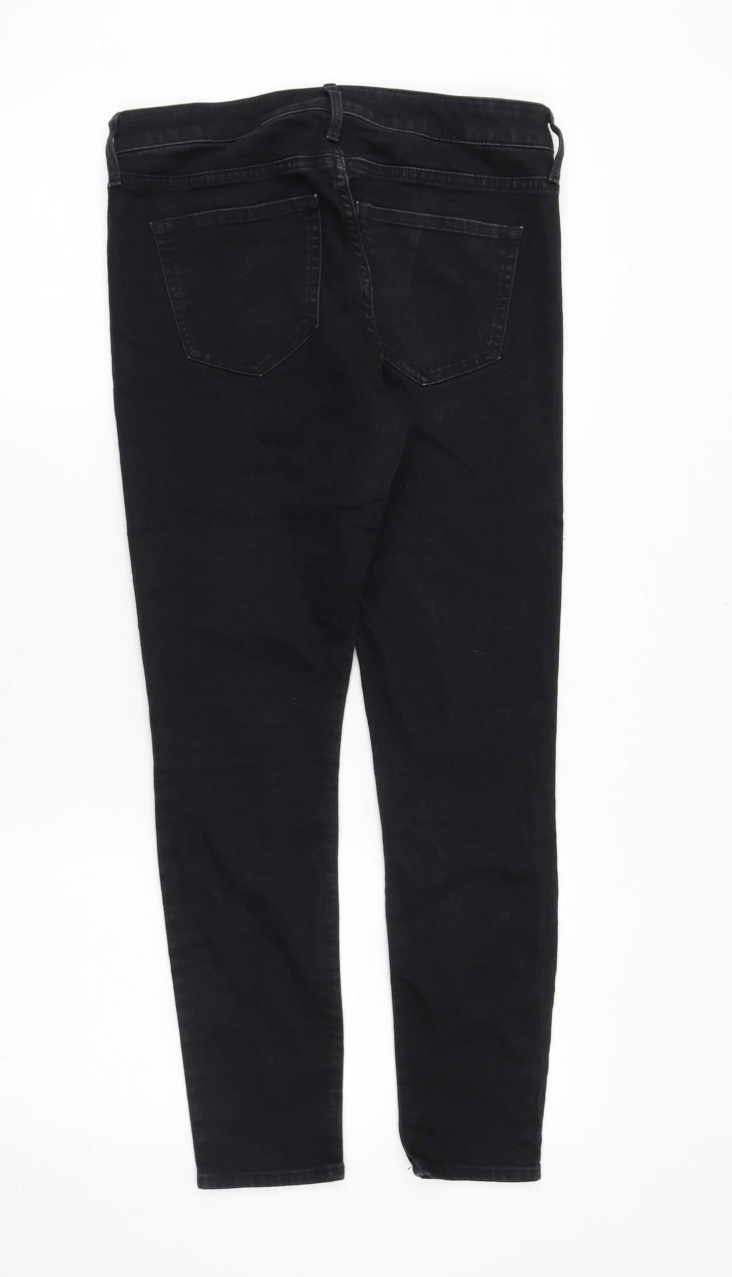 Womens UK Size 8 H&M Regular Fit Skinny Black Jeans