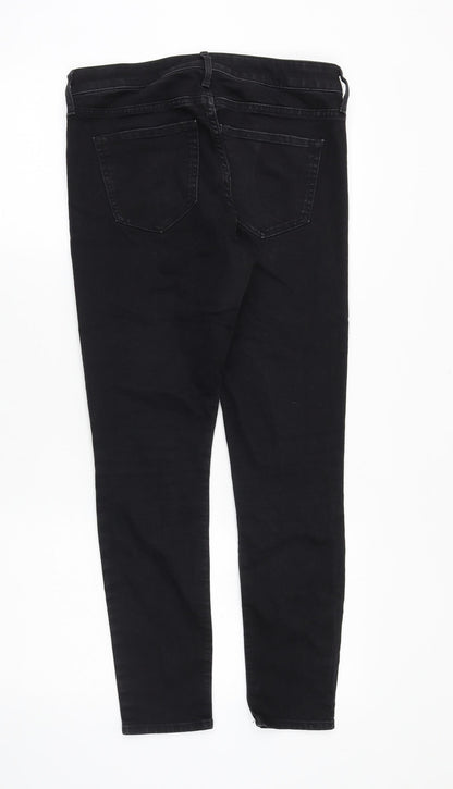 Womens UK Size 8 H&M Regular Fit Skinny Black Jeans