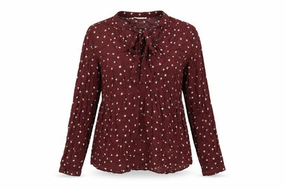 Womens UK Size M Pull&Bear Red Basic Blouse