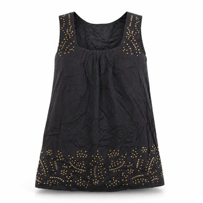 Womens UK Size 10 PLANET Black Basic Tank