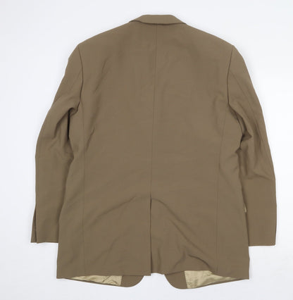Mens UK Size 42 Milan Regular Beige Suit Jacket