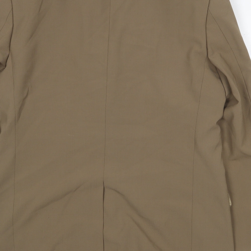 Mens UK Size 42 Milan Regular Beige Suit Jacket