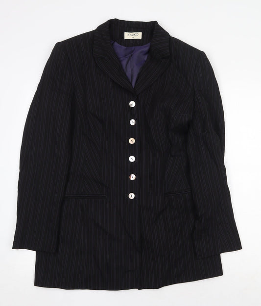 Womens UK Size 12 Kaliko Black Jacket