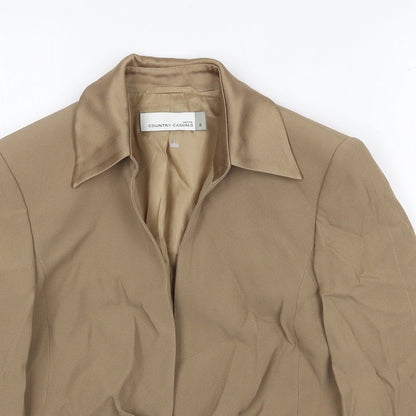 Womens UK Size 8 Country Casuals Beige Jacket