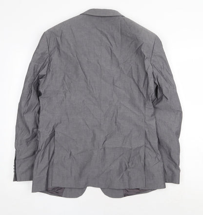 Mens UK Size 38 H&M Regular Grey Suit Jacket