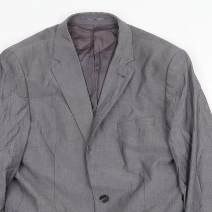 Mens UK Size 38 H&M Regular Grey Suit Jacket