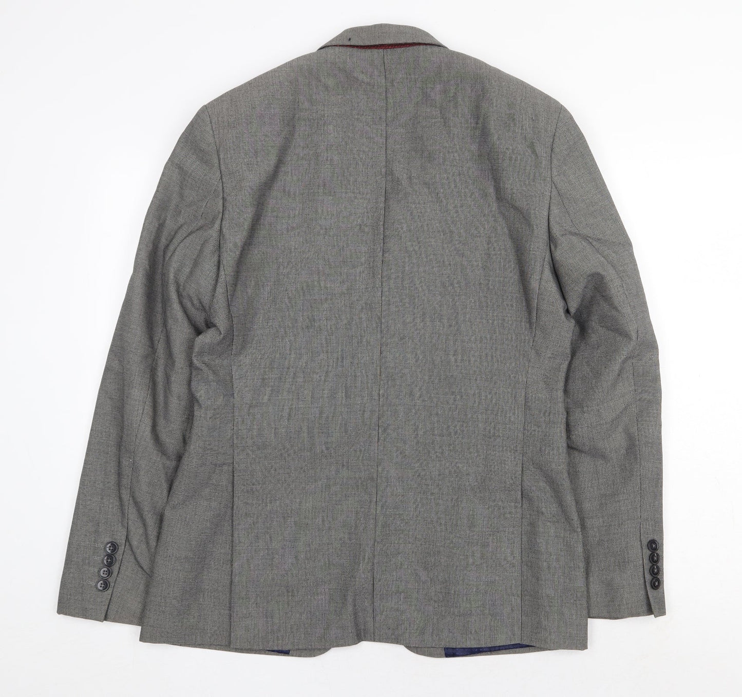 Mens UK Size 38 Burton Regular Grey Suit Jacket