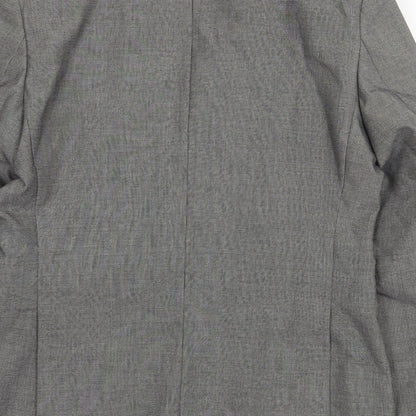 Mens UK Size 38 Burton Regular Grey Suit Jacket