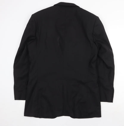 Mens UK Size 40 Karl Jackson Regular Black Suit Jacket