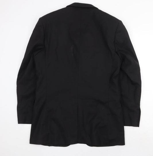Mens UK Size 40 Karl Jackson Regular Black Suit Jacket