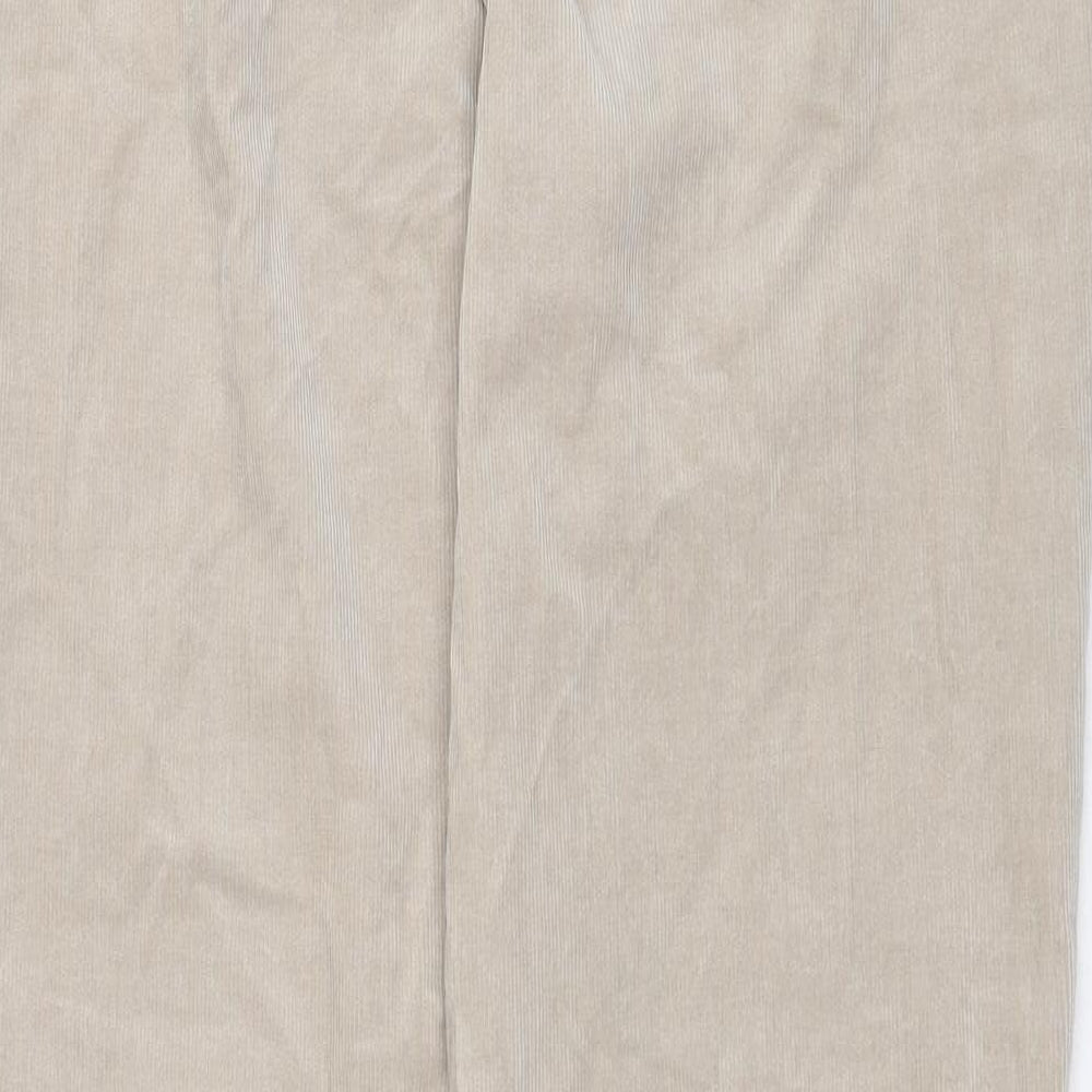 Womens UK Size 14 Marks and Spencer Regular Fit  Beige Trousers