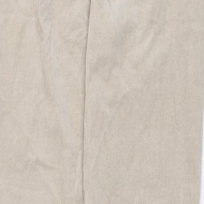 Womens UK Size 14 Marks and Spencer Regular Fit  Beige Trousers