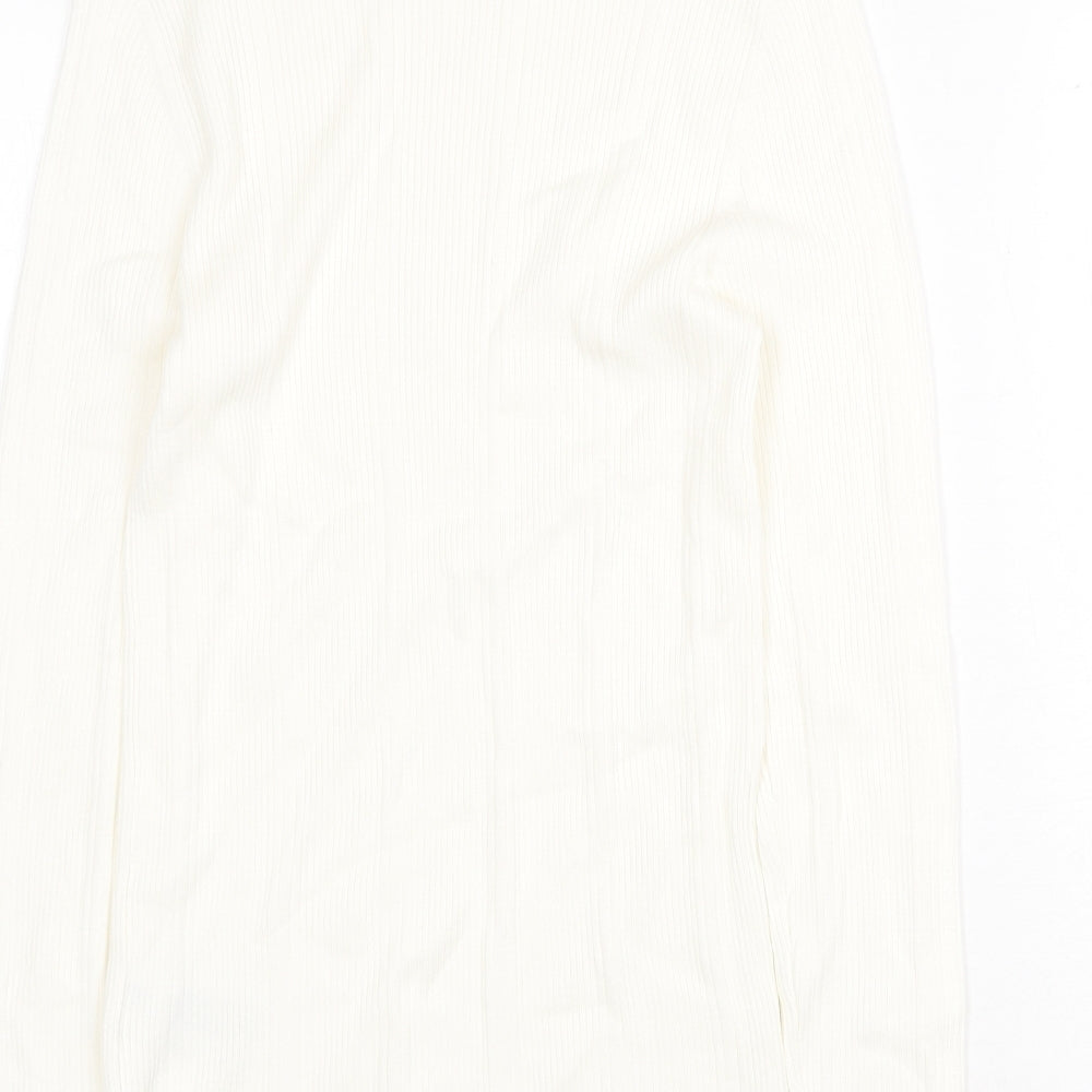 Womens UK Size 10 Marks and Spencer White Pullover Jumper