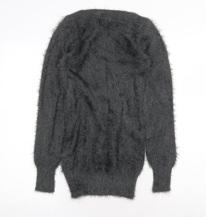 Womens UK Size S Ravi Famous Grey Pullover Jumper