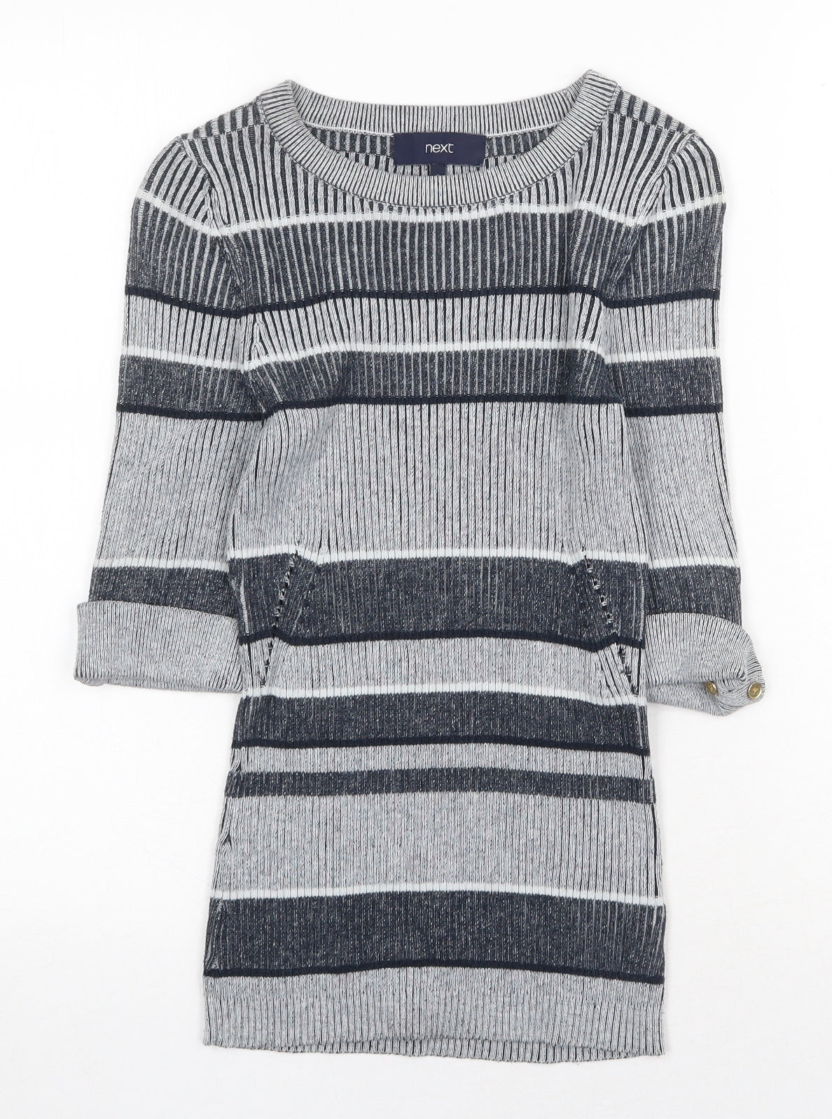 Womens UK Size 6 NEXT Grey Pullover Jumper