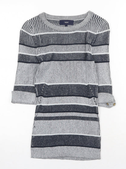 Womens UK Size 6 NEXT Grey Pullover Jumper