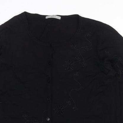Womens UK Size 16 Marks and Spencer Black Pullover Jumper