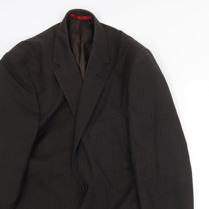 Mens UK Size 38 Burton Regular Brown Suit Jacket