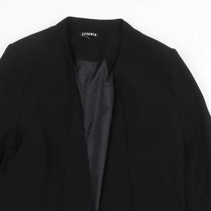 Casamia Womens Black Jacket Blazer Size 12